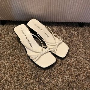 Athena Alexander White Strappy Sandal - Size 7